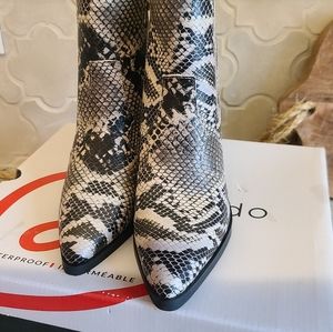 New Snake Print Shoe Boots